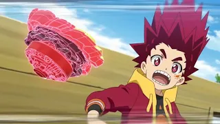 Hyuga VS Bell Super Hyperion Mr VS Divine Belial Beyblade Burst QuadStrike Episode 12 