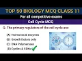 Cell Cycle Regulation Top 50 MCQ for Competitive Exams NEET Exam MSC Entrance MCQ