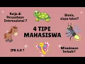 Download Lagu 4 TIPE MAHASISWA (Kura-Kura, Kupu-Kupu, Kunang-Kunang dan Kuda) - 15th Sharing