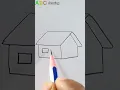 How To Draw A House Very Easily Easy Drawing