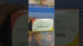 Cefrotux-500 Tablet Axetil Tablet IP 500 Mg with swaraj