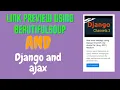 Generate link using beautifulsoup4 and django Link in python like telegram