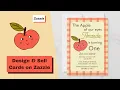 Make and Sell Custom Invitation Cards on Zazzle Beginner Tutorial