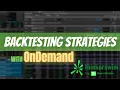OnDemand for Beginners ThinkorSwim Tutorial