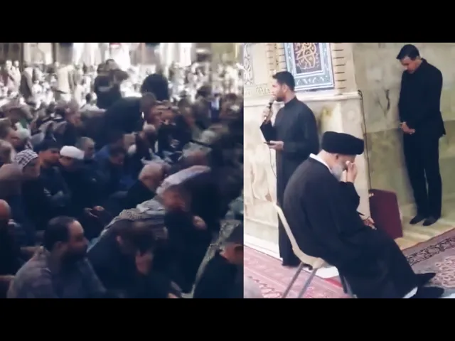 ⁣مجلس عزاء الزهراء ع بين فرضي الظهر والعصر في الصحن العلوي المطهر جمادى الأولى ١٤٤٥ هـ