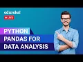 Python Pandas for Data Analysis Python Training Edureka Python Live - 1