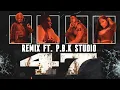 47 Remix Sidhu Moosewala Without Rap Mist Steel Banglez Stefflon Don ft P B K Studio