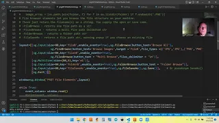 FreeSimpleGUI Tips - File Browse Special Buttons