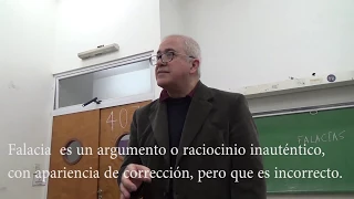 Argumento correcto y falacias.  Prof.  Claudio Mayeregger.-