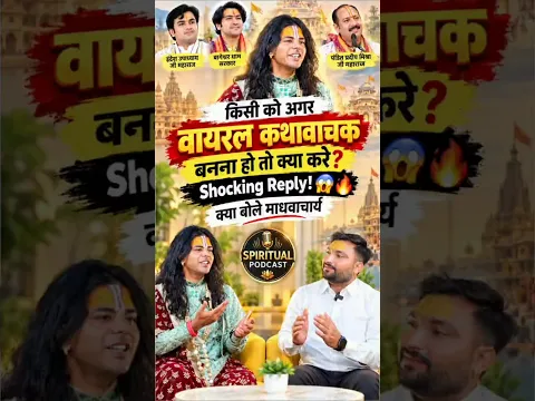 😱 वायरल कथावाचक कैसे बनें? माधवाचार्य का चौंकाने वाला जवाब! 🔥 | Madhavacharya Ji ft. Shri Ram Sharma