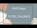 PHP Filters Callback Filter and Filter Constant filter - var