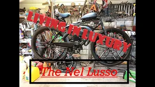 Huffy Nel Lusso motorized bicycle living in luxury