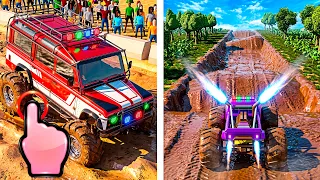 Monster Truck Hill Racing 3D - Offroad Vehicles 4x4 Derby Mud And Rocks - iOS Android GamePlay #9