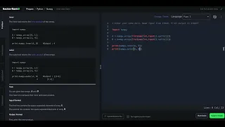 Hackerrank Python Solution Numpy - Inner and Outer