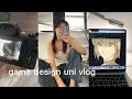 uni vlog making a game 3d modeling homework and snowy days at nyu