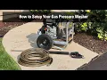 How to Setup Your Gas Pressure Washer