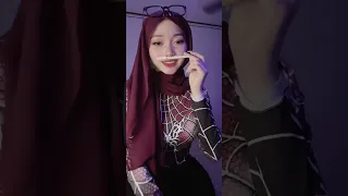  baju spidergirl merah xianryna 
