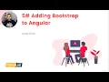 Adding Bootstrap to angular Get Started With Angular 9 in Arabic