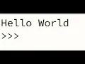 Hello World - Python