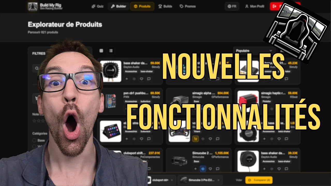 Build My Rig : comparateur, alertes, compatibilité... le tour des nouveautés !