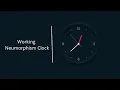 Javascript Clock CSS Neumorphism Working Analog Clock UI Design