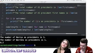 100 COOL THINGS IN PYTHON PART 1 - CS50 on Twitch EP 14