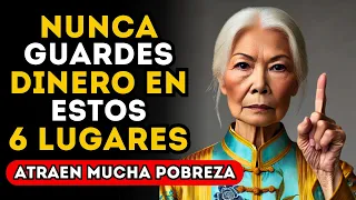 CUIDADO! Guardar DINERO en estos 6 LUGARES de tu Casa ATRAEN POBREZA| Enseñanzas Budistas