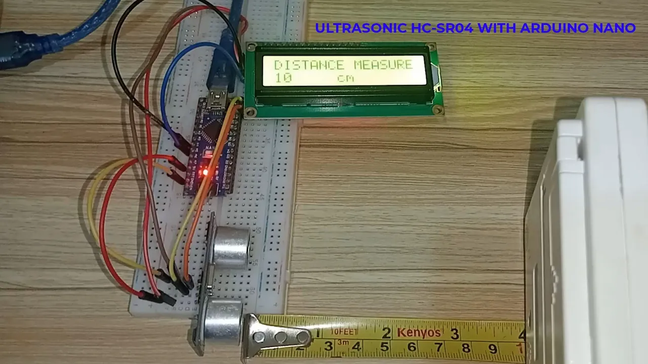INTERFACING ULTRASONIC #HC-SR04 WITH #arduino #nano