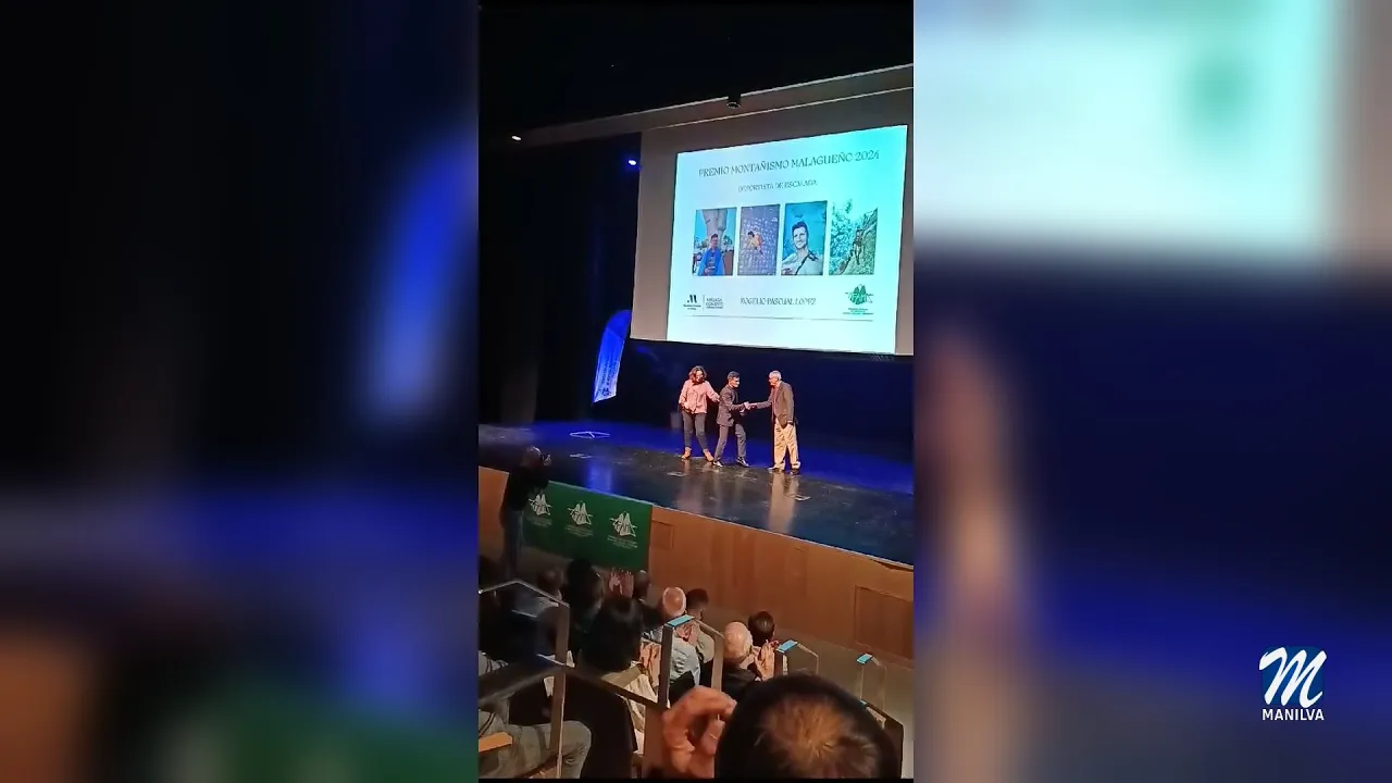 Reconocimiento a Rogelio Pascual en la Gala del montañismo