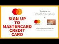 How to Signup Mastercard Credit Card Account Register From mastercard us Online for MasterCard