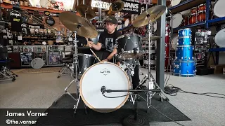 WTS Epiphany Series 3pc Drum Kit in Matte Black
