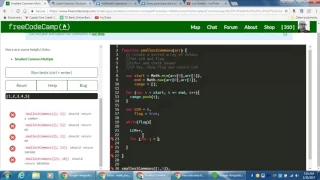 freeCodeCamp Smallest Common Multiple