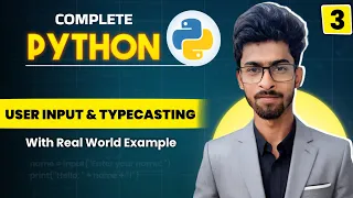 User Input Typecasting in Python input Function Typecasting Python Full Course