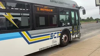 Suffolk County Transit Exclusive 2026 New Flyer XE40 CHARGE 9004 Route 1