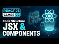 React JS Complete Course Class 02 Code Structure JSX Components Explained