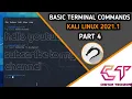 PART 4 BASIC TERMINAL COMMANDS FOR KALI LINUX IN HINDI