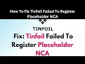 How To Fix Tinfoil Failed To Register Placeholder NCA