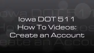 511 How-To Create an account