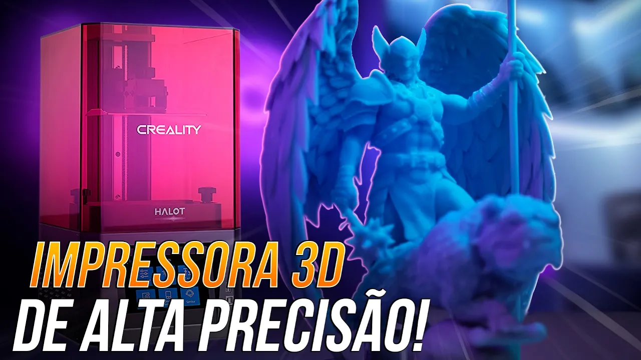 Testamos uma impressora 3D de ALTA PRECISÃO! Conferindo a Halot One Pro