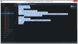 AngularJS Tutorial 11 ng include