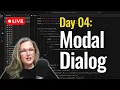 Build a Modal Dialog with HTML JavaScript No Frameworks Day 04