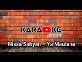 Lagu KARAOKE Nissa Sabyan - Ya Maulana