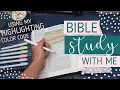 BIBLE STUDY WITH ME How to Color Code Your Bible Ephesians 6 How I Study My Bible