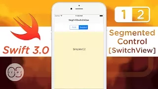 SegmentedControl - Switch Views Swift 3