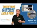 How To Replace Refrigerator Drawer Slide Rail 5218JA1010E
