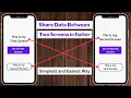 How to pass data between screens flutter flutter pass data to previous page