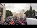 The beginning of Advent and the return of pilgrims to the city of the first Christmas