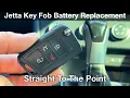 Easy DIY Replace 2019-2025 VW Jetta Key Fob Battery