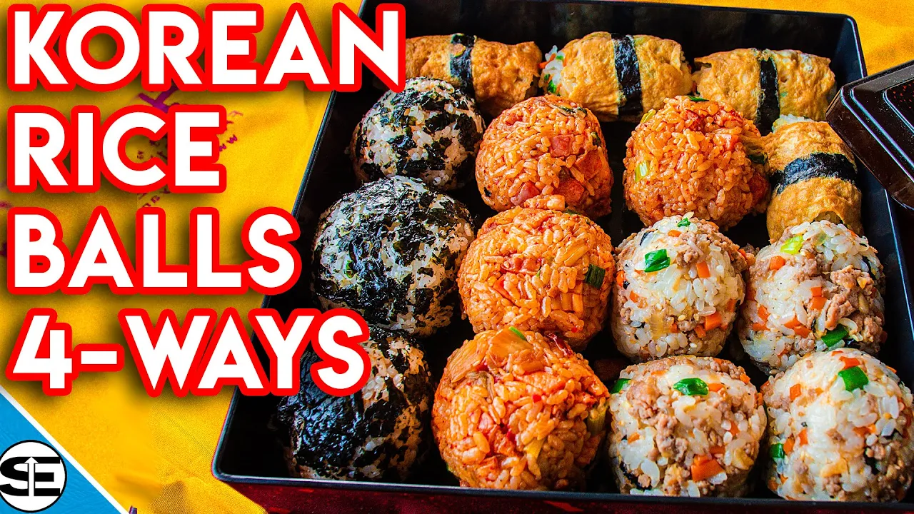 Korean Rice Balls - 4 New Ways To Enjoy Jumeok Bap!