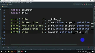 How to Retrieve file properties In Python